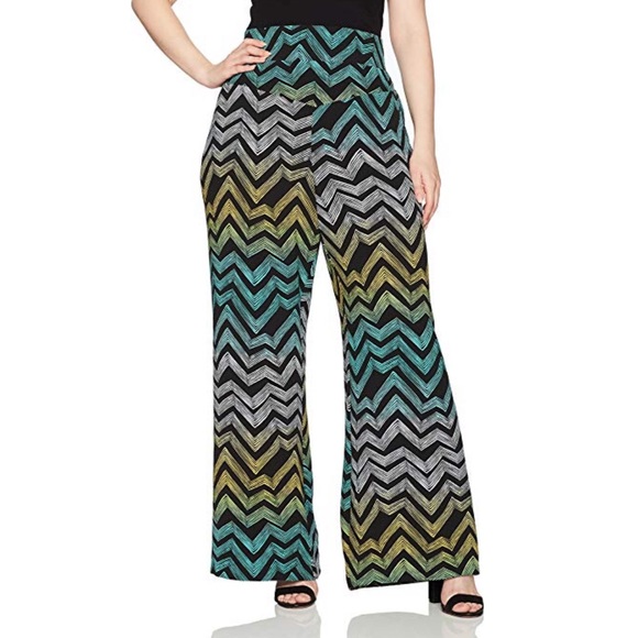 Melissa McCarthy Seven7 Pants - Melissa McCarthy seven7 Chevron Print Pants. 2x